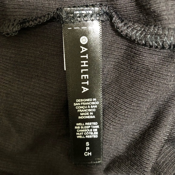 ATHLETA Women’s Well Rested Rib Sleep Tank Size S - Picture 4 of 8